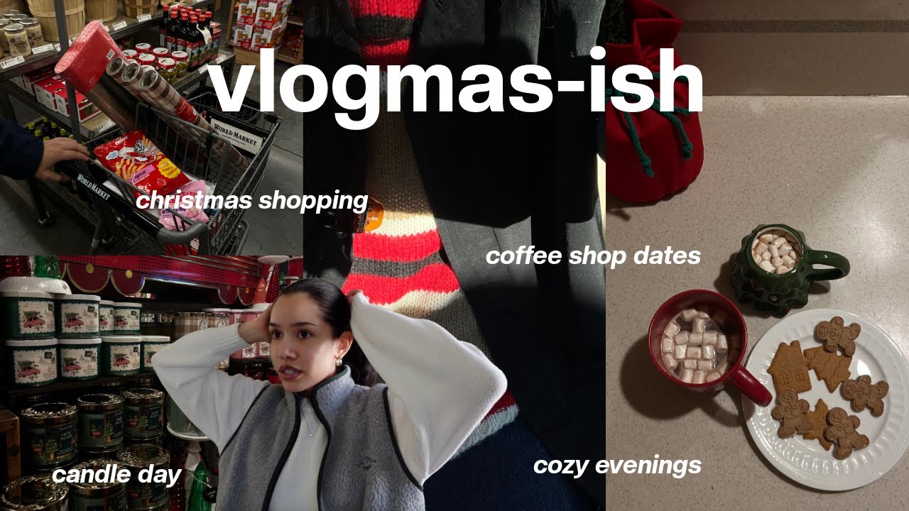 5-й день Vlogmas: создание рождественского настроения, свидания в кофейнях, День свечей.