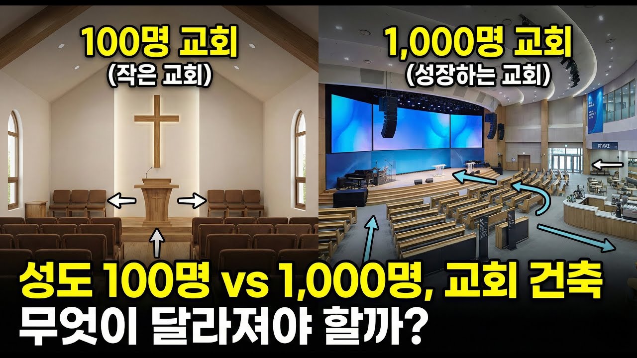 성도 100명 vs 1,000명, 교회 건축 무엇이 달라져야 할까?