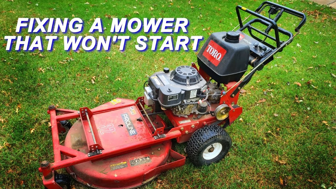 Ремонт газонокосилки Toro Walk-back, которая не заводится