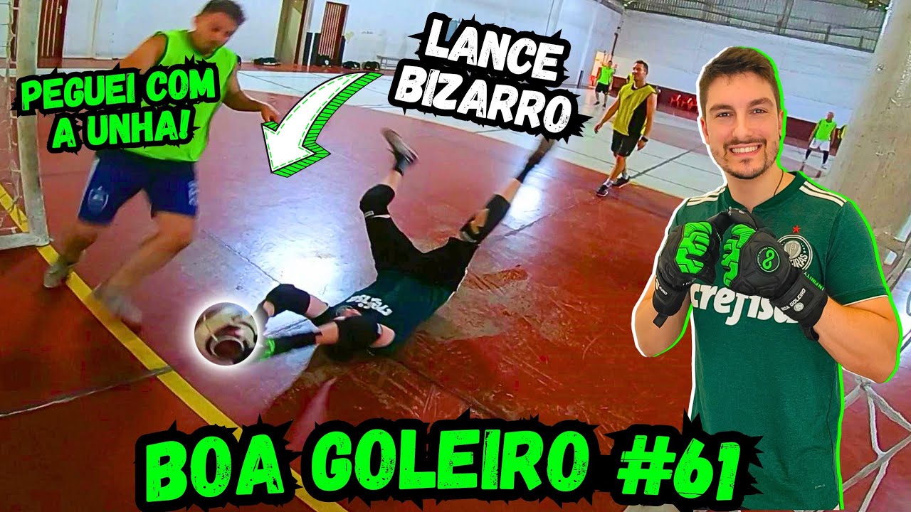 QUASE LEVEI UM GOL BIZARRO - BOA GOLEIRO #61