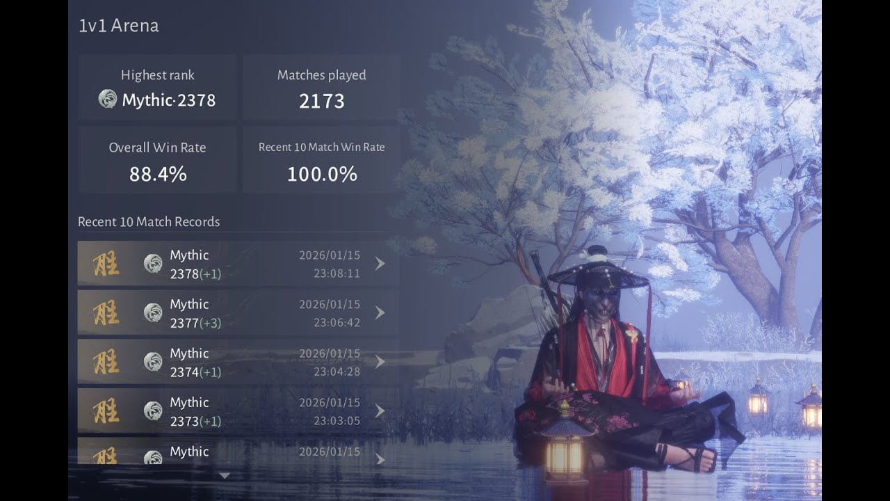 Where Winds Meet - Rank 1 Global Healer 1v1 Arena Rank 5 Global Leaderboards Push Vs Top Players