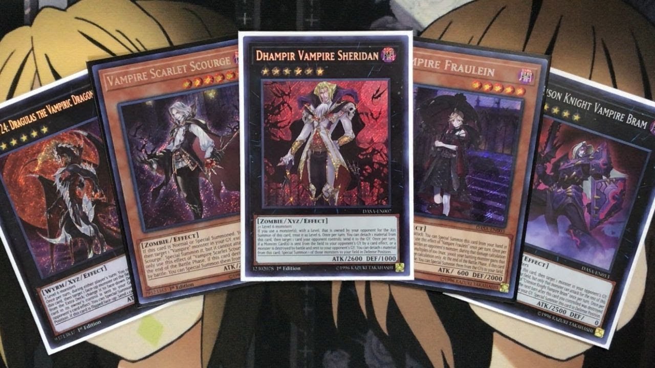 My Vampire Yugioh Deck Profile for July 2019