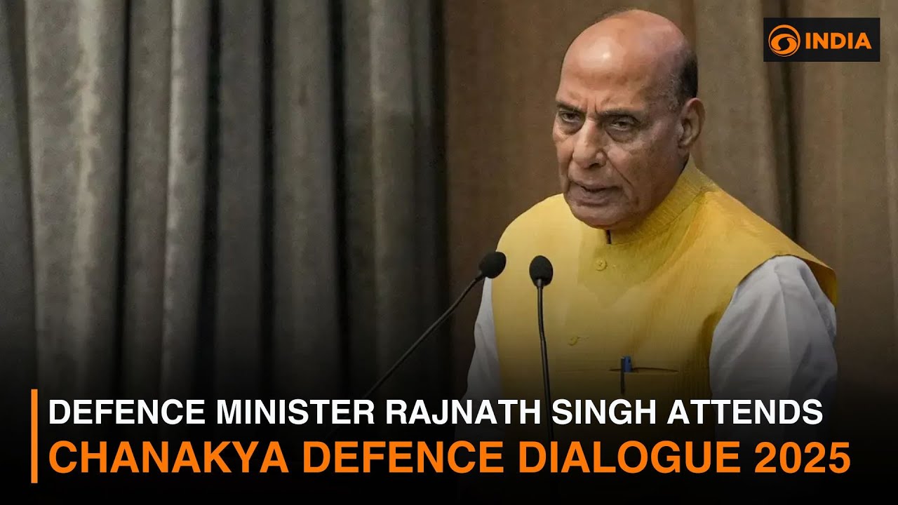Defence Minister Rajnath Singh attends Chanakya Defence Dialogue
