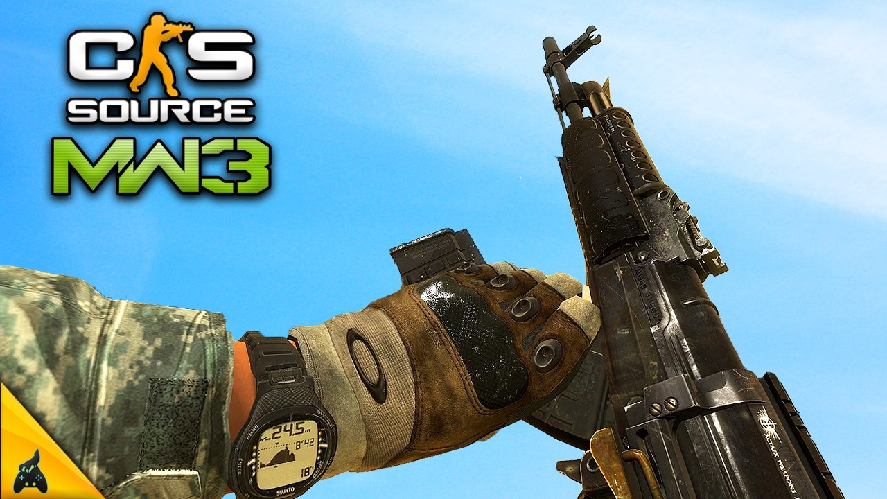 CS:Source with MW3 Weapons - Mod Showcase