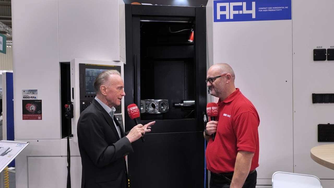 The new AF-4 (Horizontal machining center with 400 mm pallet ) - Presentation on EMO 2025