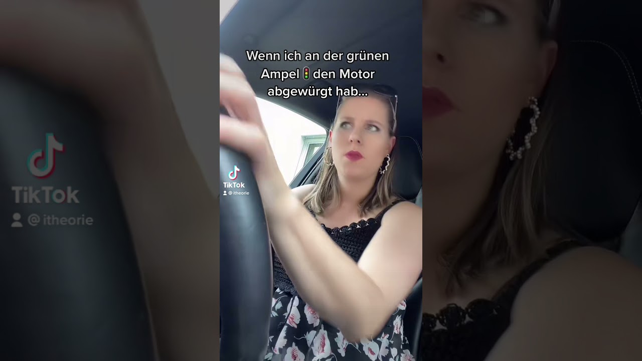 Den Motor an der grünen Ampel abgewürgt...