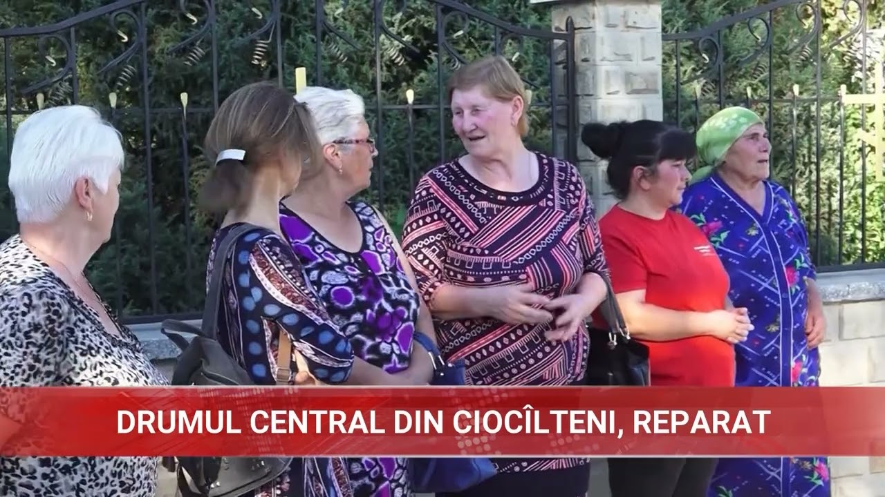 DRUMUL CENTRAL DIN CIOCÎLTENI, REPARAT