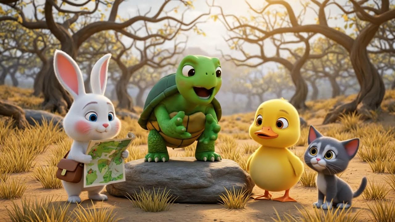 🐰🐤Roro, Dodo & Kiki: The Forest Whispers of Thirst & the Adventure to Find Water to Save the Forest