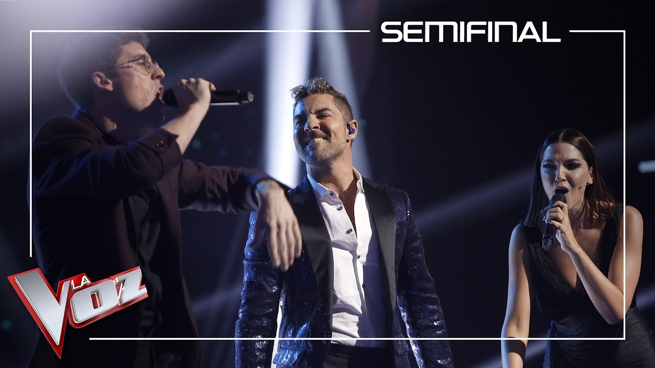 David Bisbal canta con Santa y Ana 'Culpable' | Semifinal | La Voz Antena 3 2022