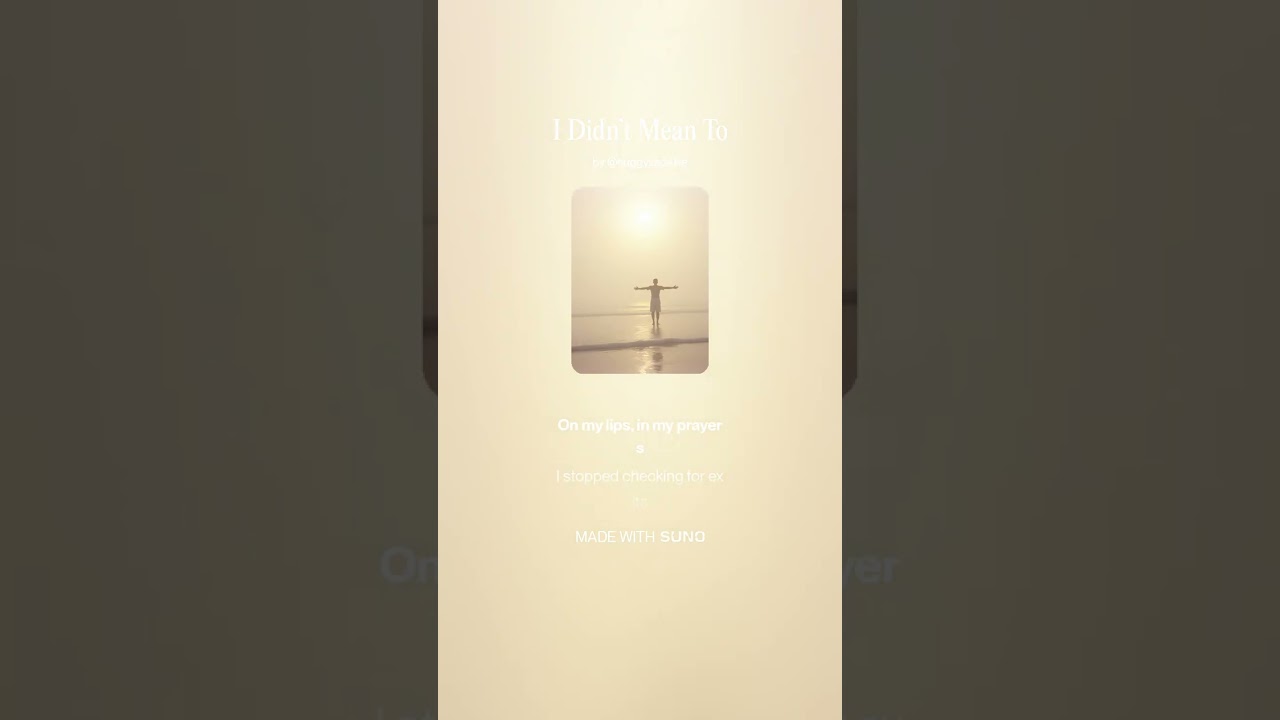 I Didn’t Mean To#aimusic #lovesong #lovemusic