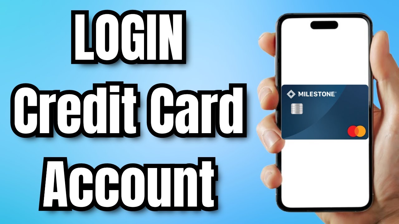HOW to LOGIN Milestone Credit Card Account