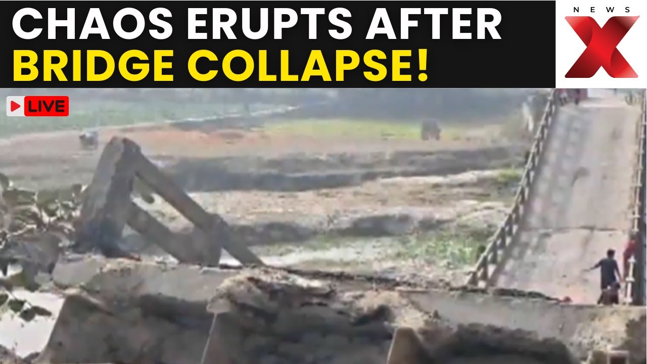 WB Bridge Collapse LIVE | Massive Bridge Collapse in Debnathpara Causes Chaos and Disruption