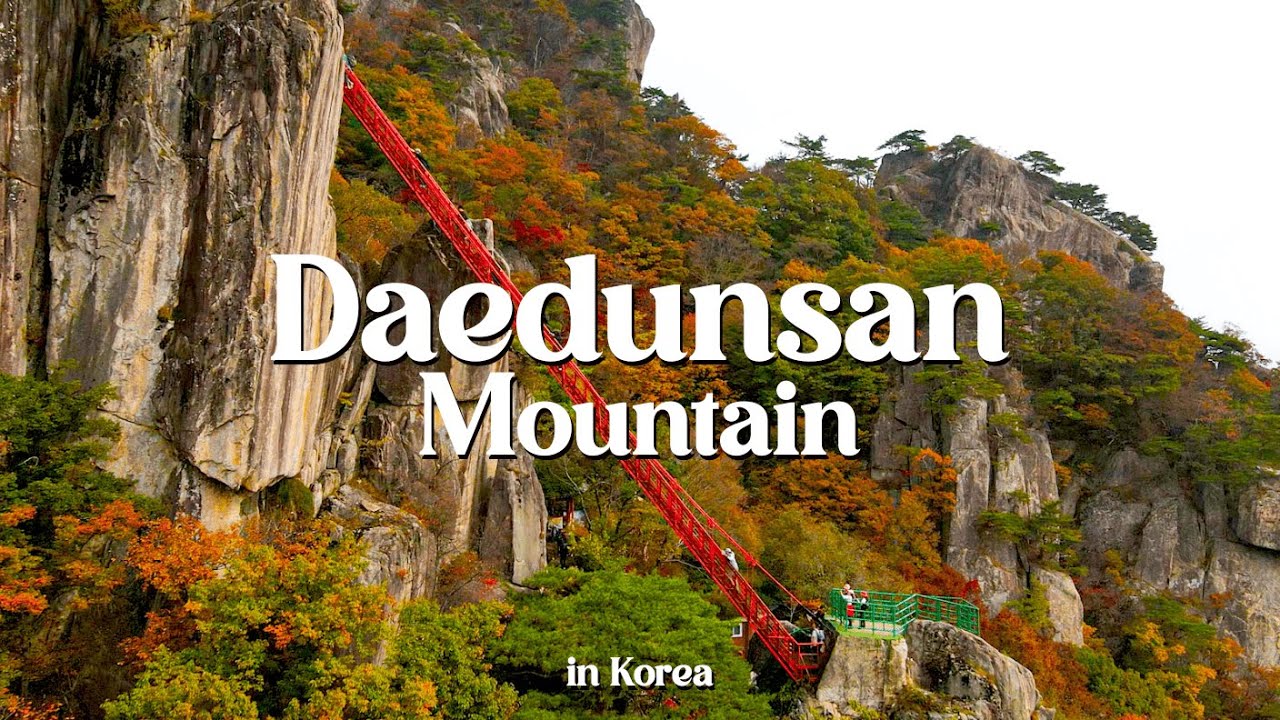 Breathtaking Autumn Views with a Shaky Bridge! 🍂 | Daedunsan Mountain | K-Mountain Adventure Ep. 6