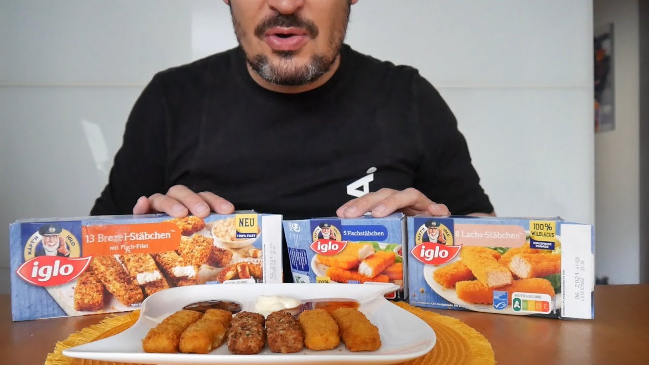 ASMR AUF DEUTSCH &ndash; K&Auml;PT'N IGLO Fischst&auml;bchen Test &ndash; Original, Brezel, Lachs
