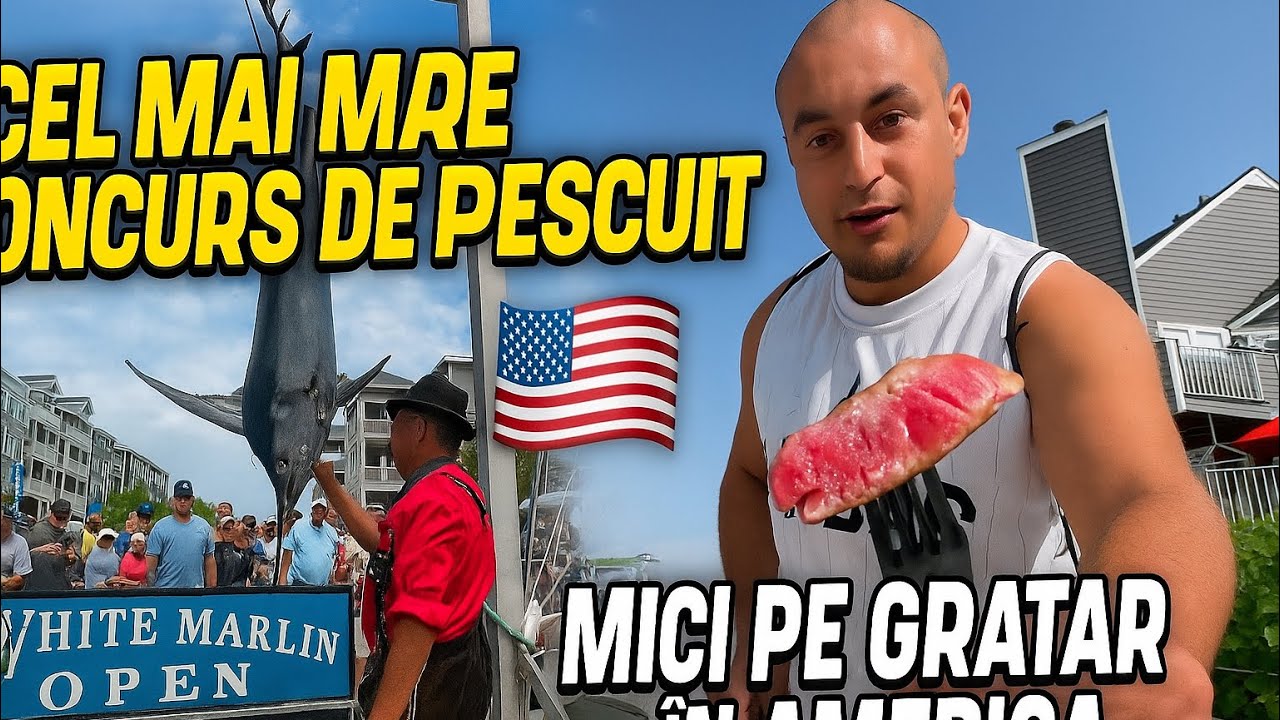 🎣  Gurita la White Marlin Open, Cel mai mare concurs de pescuit din Lume + Mici In America 🇺🇸🔥