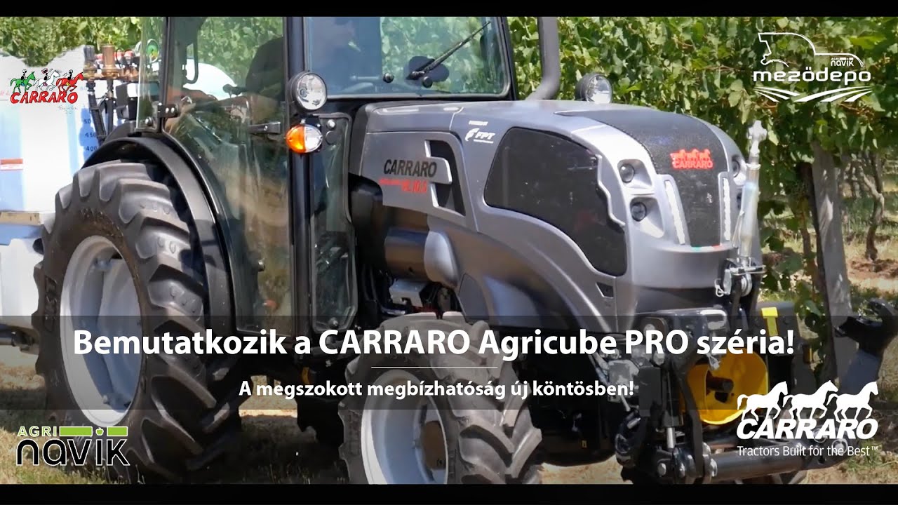 Bemutatkozik a CARRARO Agricube PRO széria!