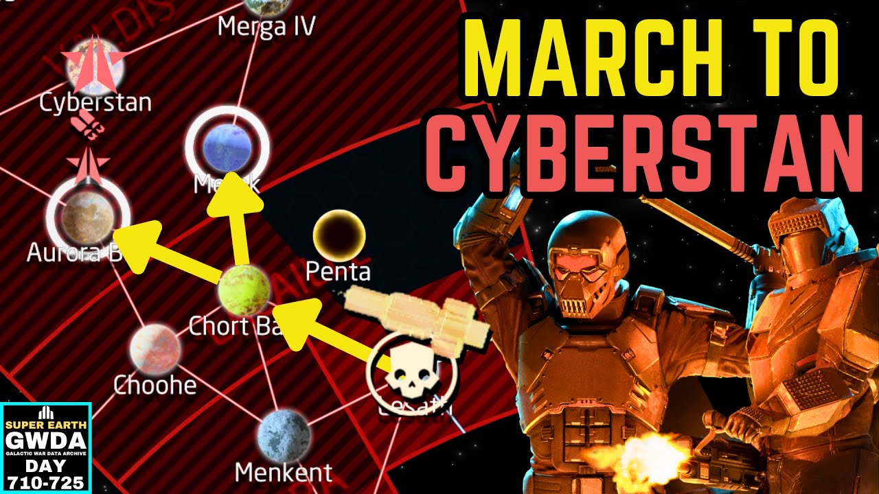 The March to Cyberstan Begins - Helldivers 2 Galactic War Days 710-725