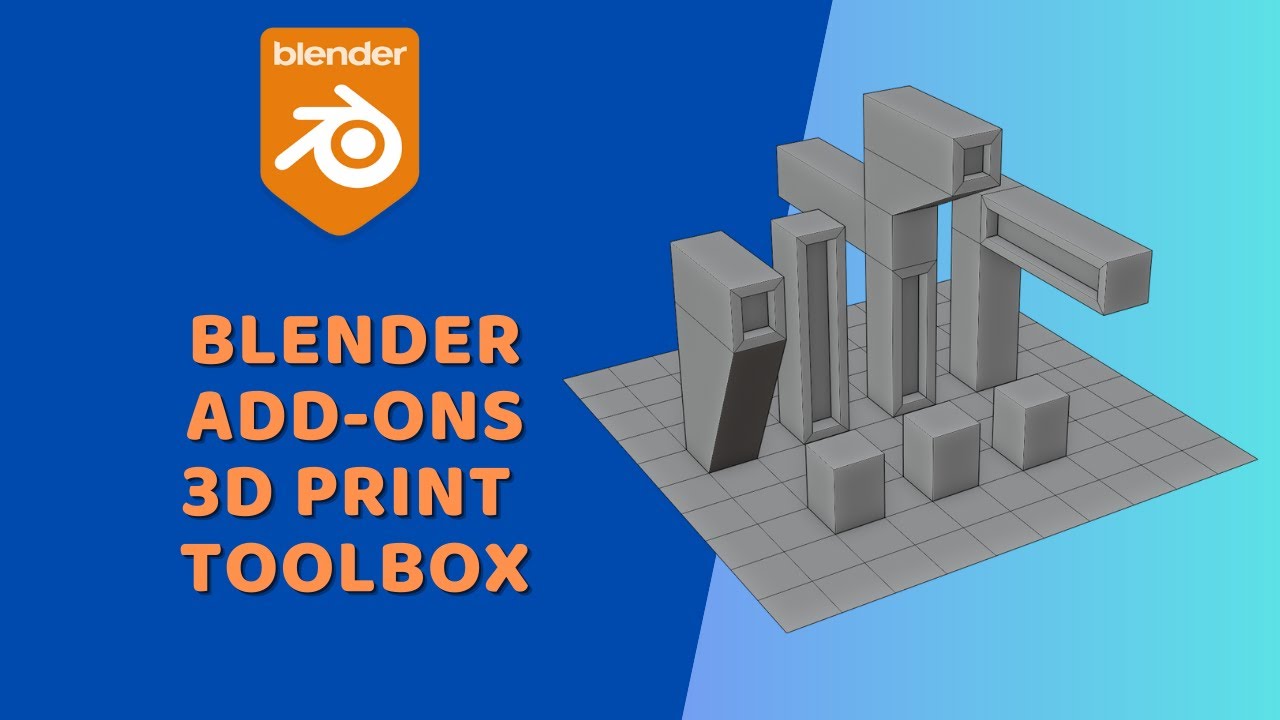 Blender Add-ons - 3D Print Toolbox (3D Modeli Baskıya Hazırlayın)