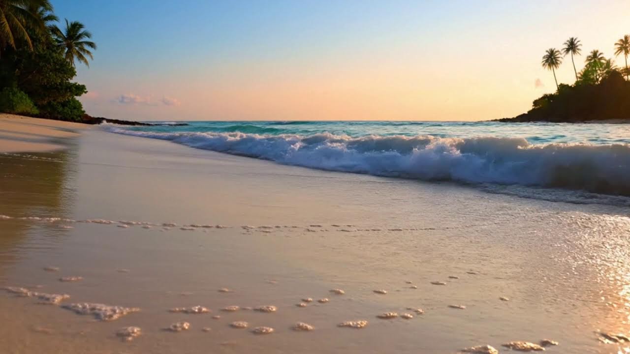 Beach Waves Relaxation 🌊 Peaceful Sea Sounds (Live) / ビーチ波リラックス 🌊 海音ライブ
