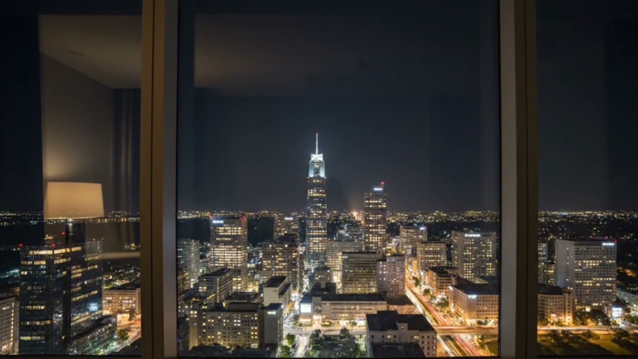 27층에서 5시간동안 야경 바라보기 🌃
