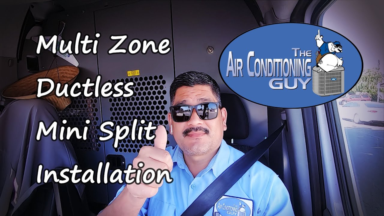 Multi Zone Ductless Mini Split Installation