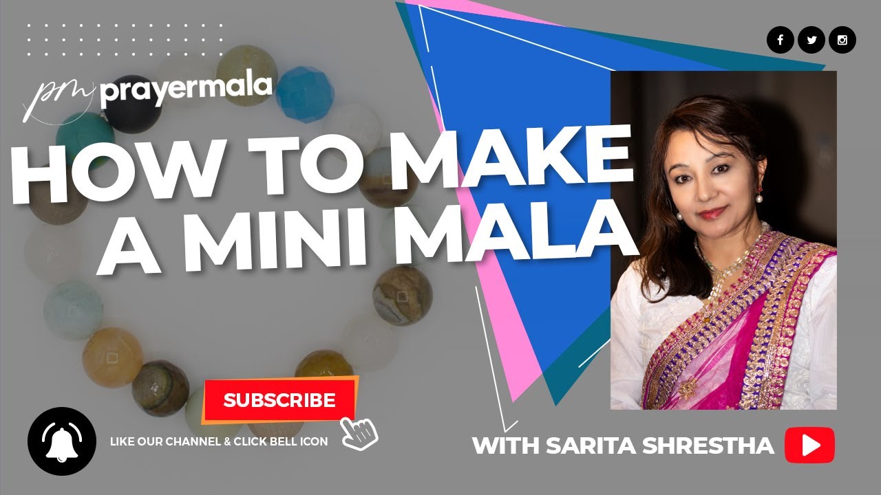 How to make a Mini Mala | Sarita Shrestha