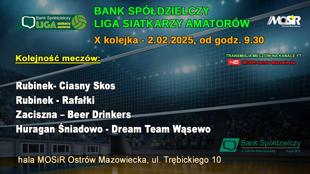 Rozgrywki BSLSA 2024/2025 - X kolejka