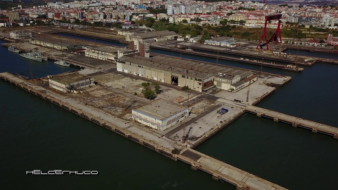 Cacilhas e Lisnave com Dji Mavic Pro 4K UHD