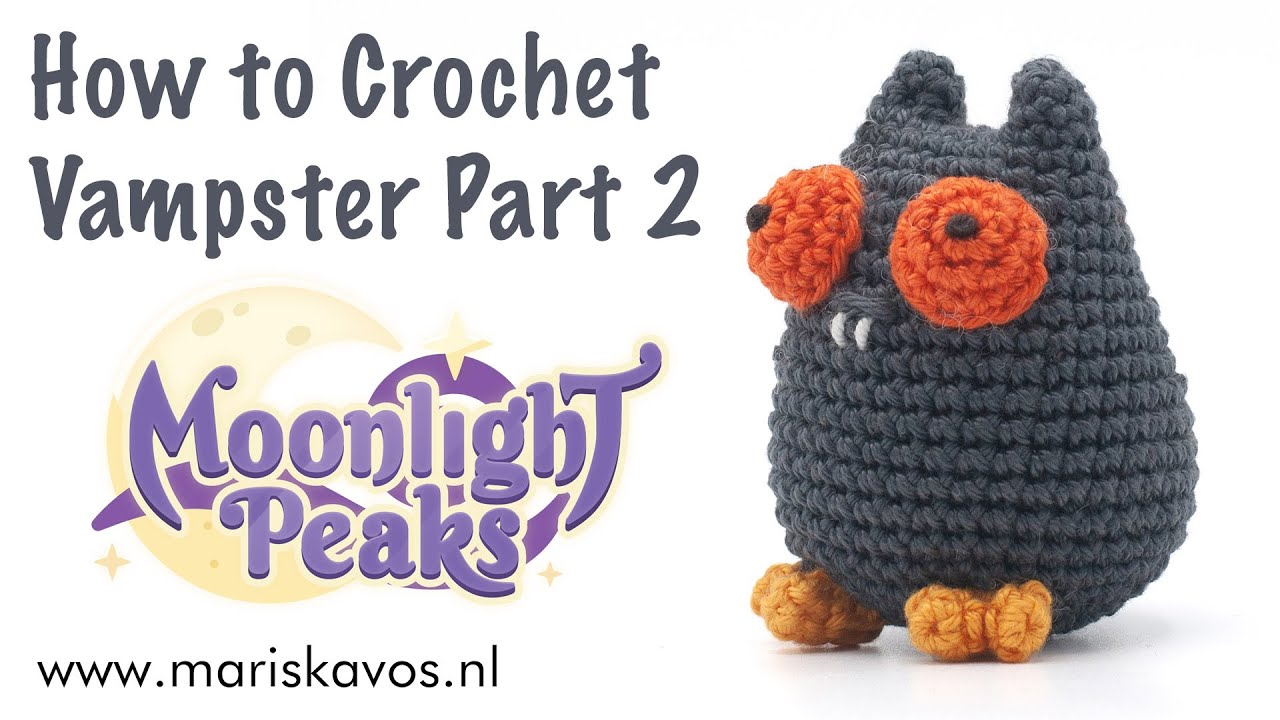 Część 2: Jak zrobić na szydełku Amigurumi Vampstera &ndash; postać z Moonlight Peaks
