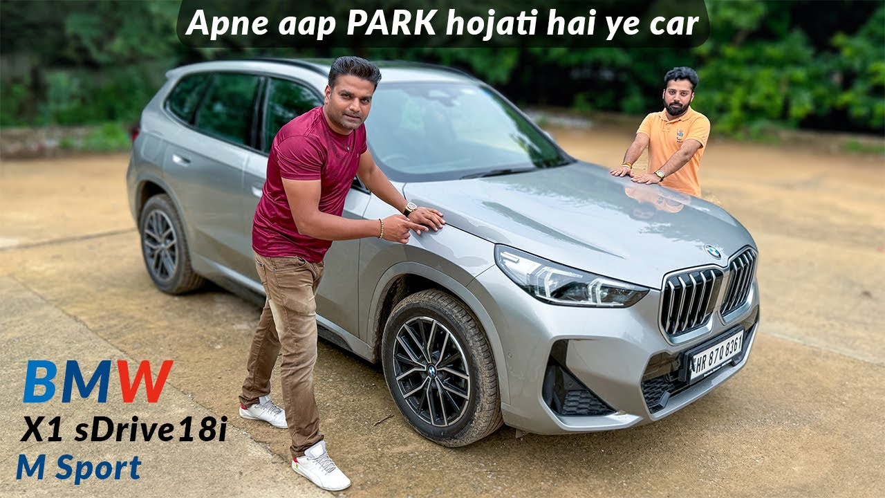 Self Parking - BMW X1 sDrive18i M Sport a mid size SUV car for family drive experience