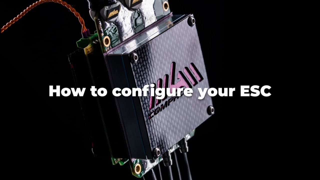 How to configure your ESC during shopping
