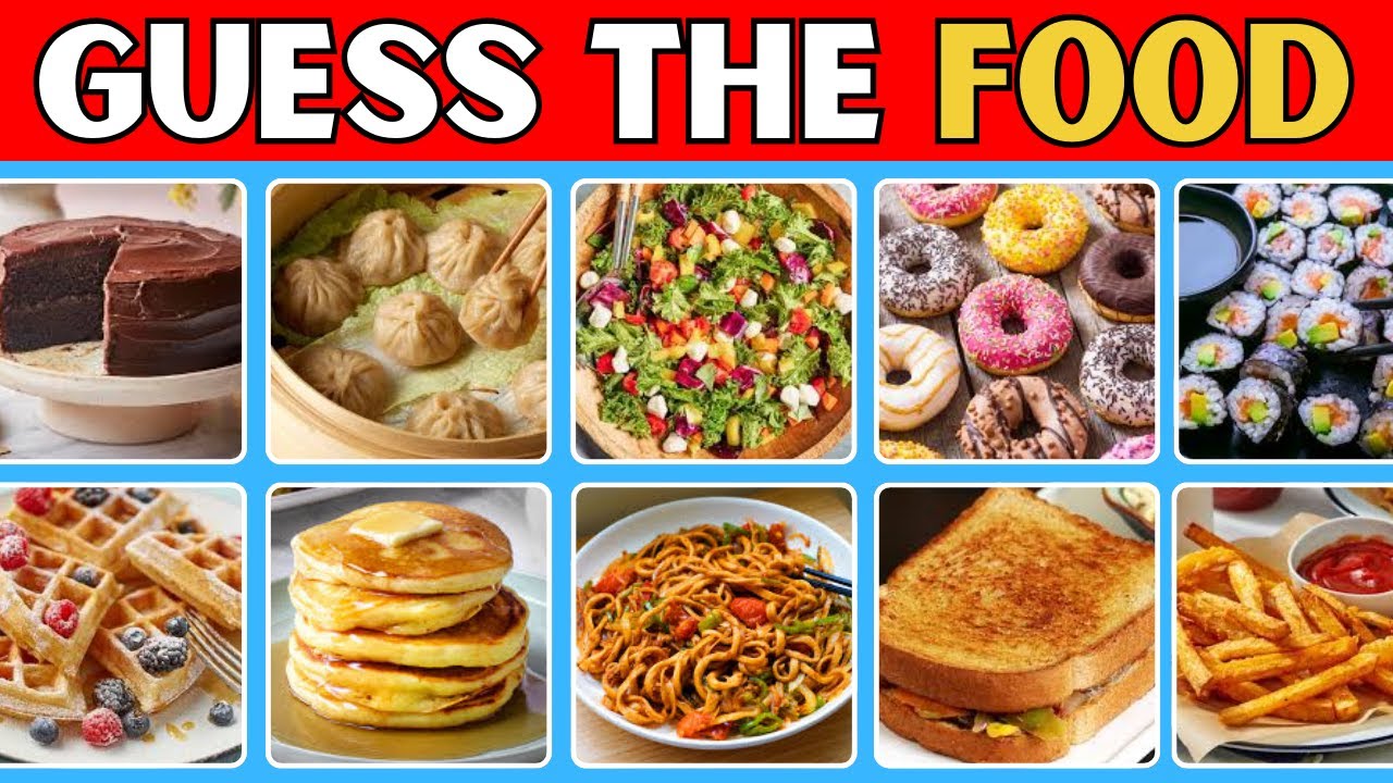 Can You Guess The Foods? | Food Quiz Challenge🍔🍕| Fun Quiz Game