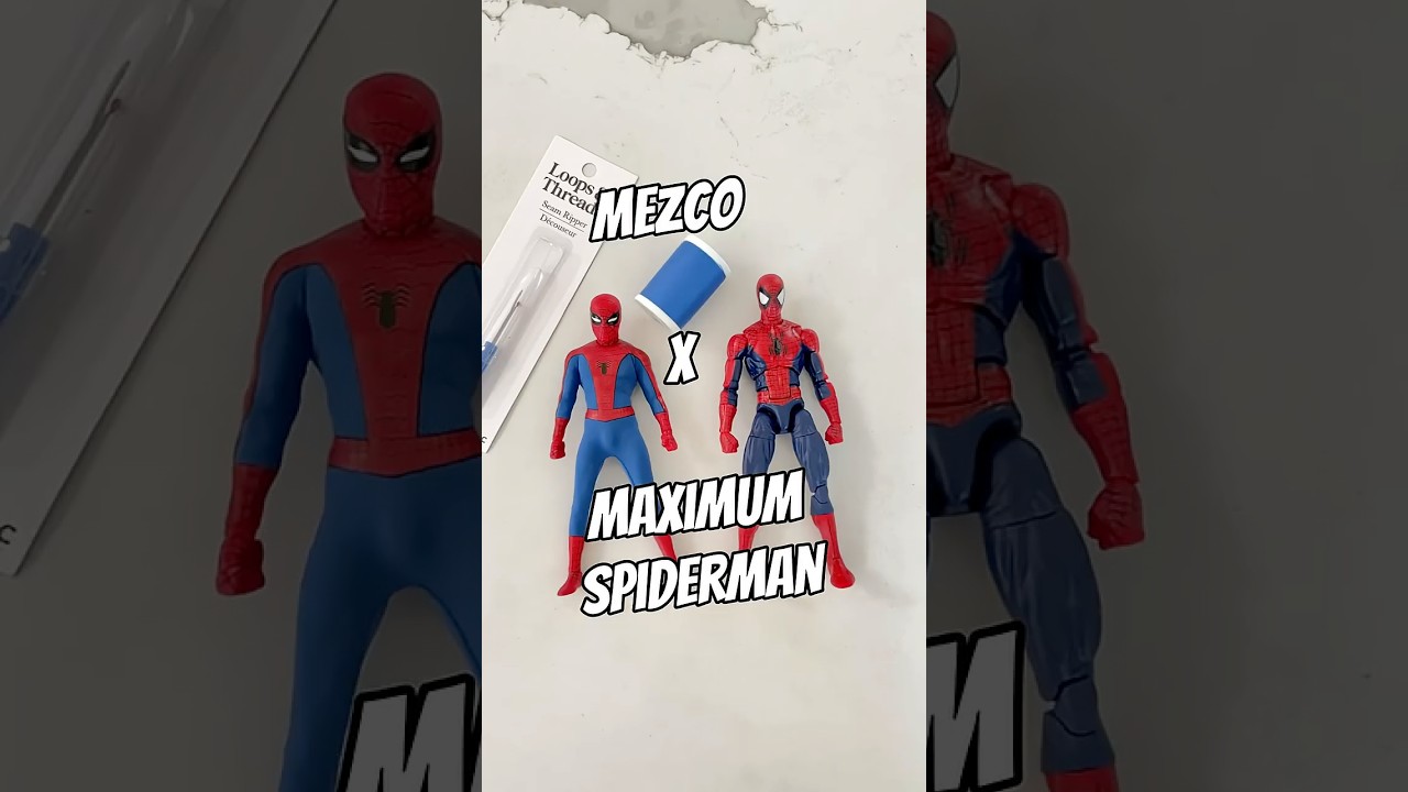 Marvel Legends Maximum Series Человек-паук и Mezco Toyz обмениваются телами. #marvellegends #mezc...