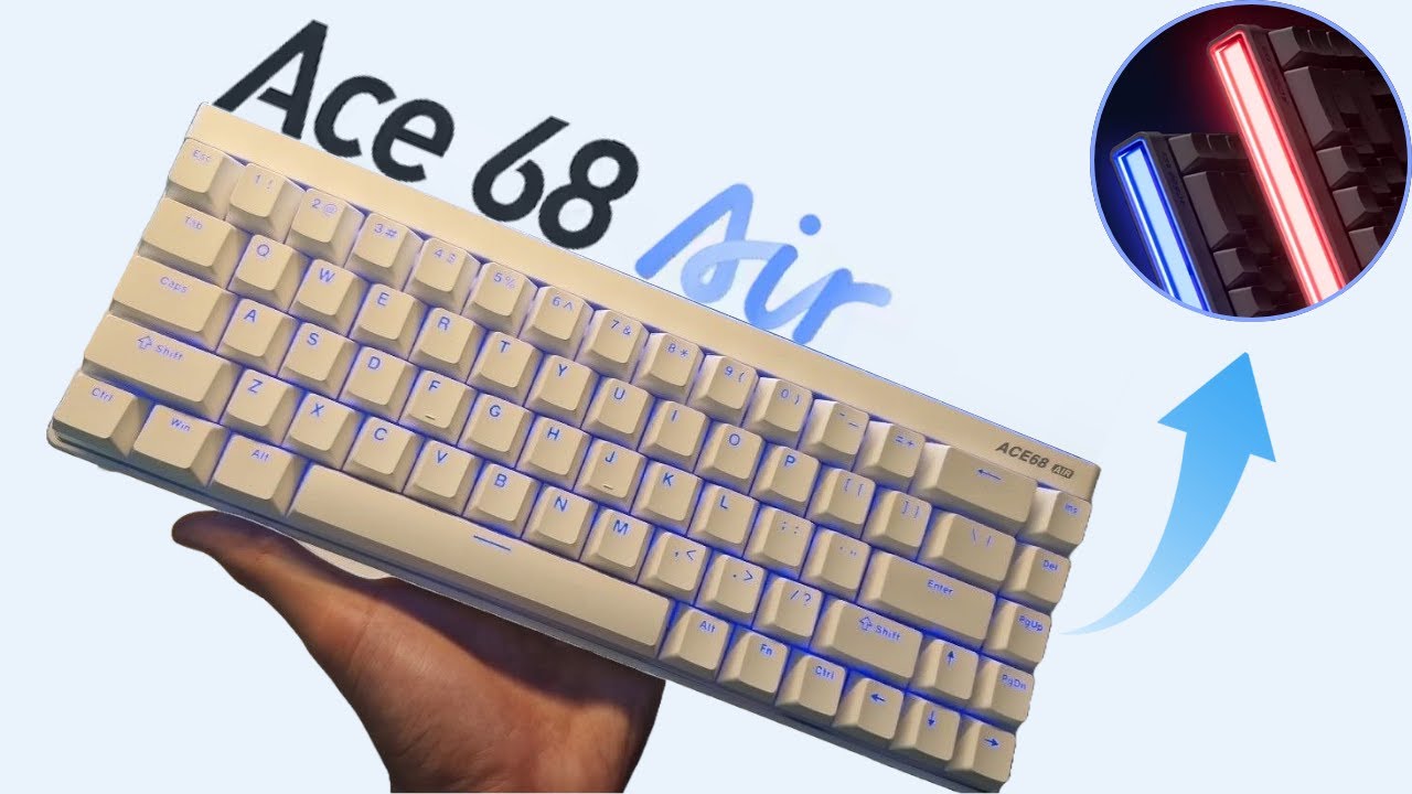 Я протестировал ACE68 AIR и обнаружил одну из ЛУЧШИХ магнитных клавиатур!