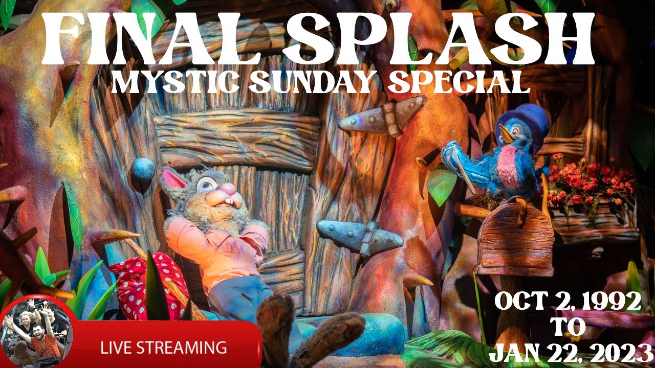 🔴 LIVE : THE LAST SPLASH | Walt Disney World Live Stream