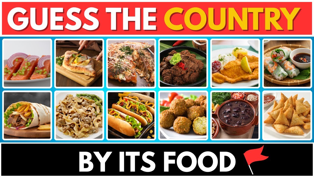 Can You Guess the Country by Its Food? 🌍🍜 | Ultimate Food Quiz Challenge 2025