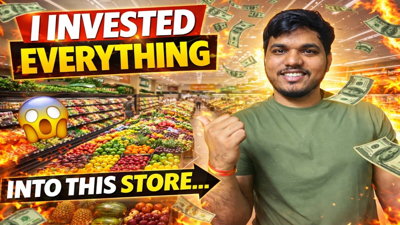 I Invested Everything Into This Store… Supermarkert Simulator | Ep:- 1