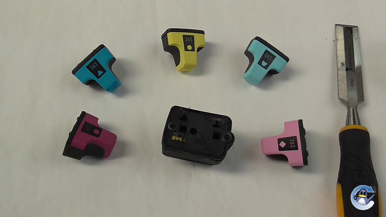 See what's inside HP 363 Ink Cartridges