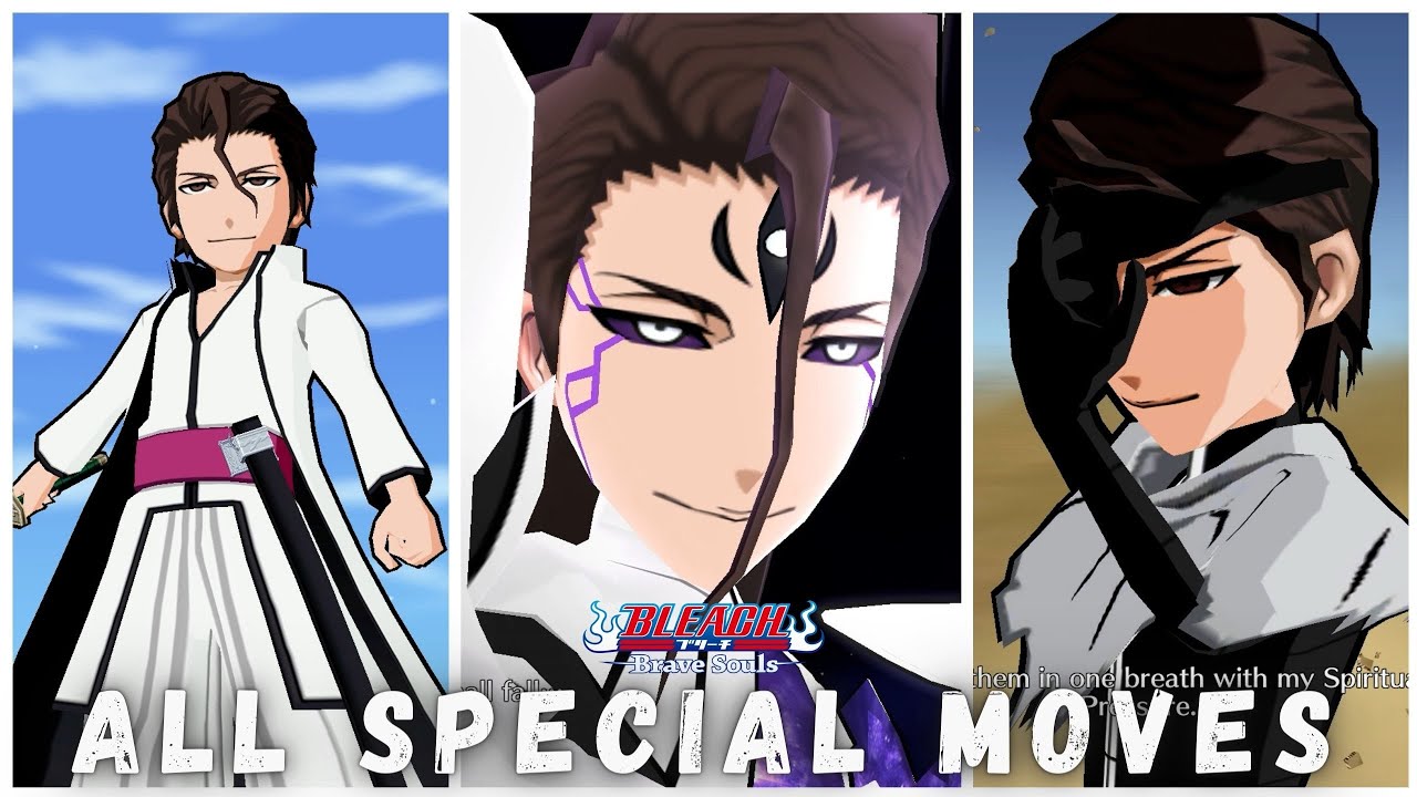 AIZEN Evolution Stats and Special Moves in Bleach Brave Souls