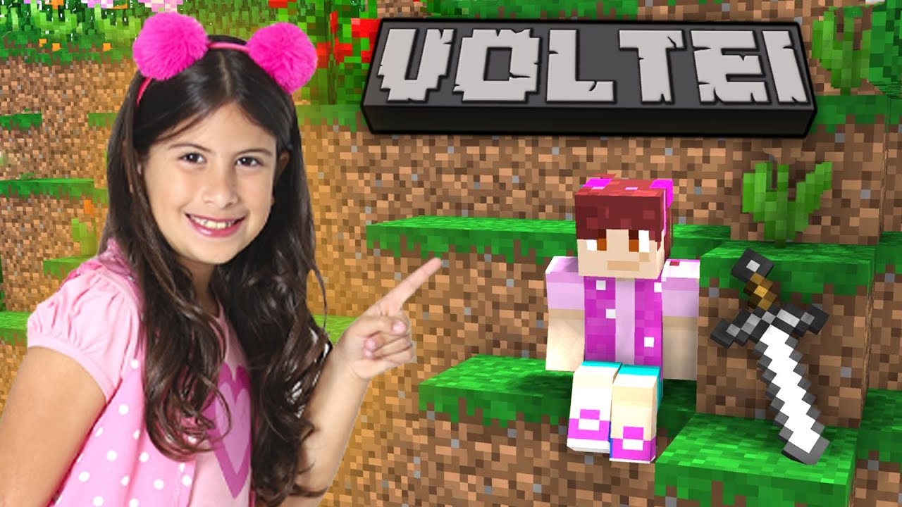 VOLTANDO A JOGAR MINECRAFT - MUNDO MARIA CLARA #01