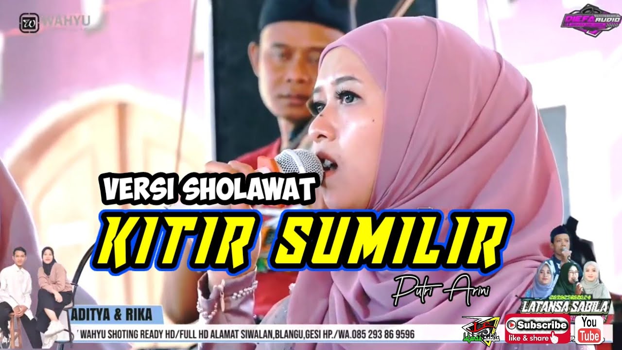 KITIR SUMILIR ❗Versi SHOLAWAT || LATANSA SABILA Gambus || Voc. Putri Arini