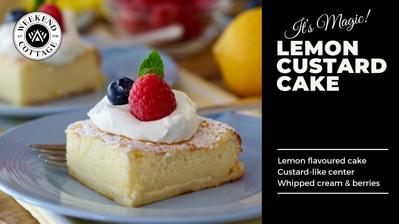 Lemon Custard Cake | It's Magic!