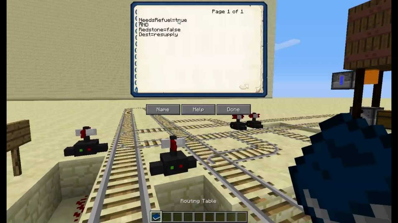 Railcraft Routing Tutorial