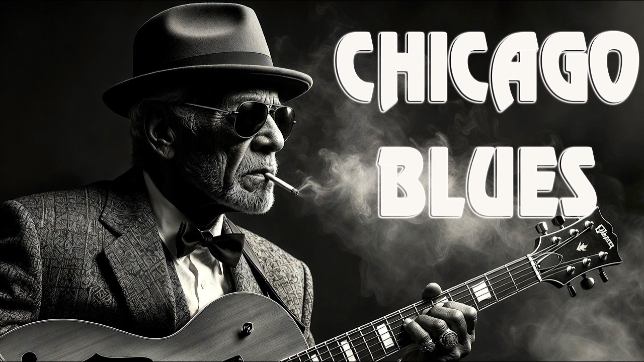 Chicago Blues & Smooth Jazz – Late Night Blues Music for Relaxing, Slow Blues Guitar🎸