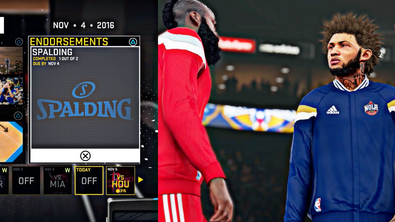 NBA 2K16 MyCAREER - NEW Spalding Endorsement ! | Another Triple Double On The Rockets ! |StaxMontana