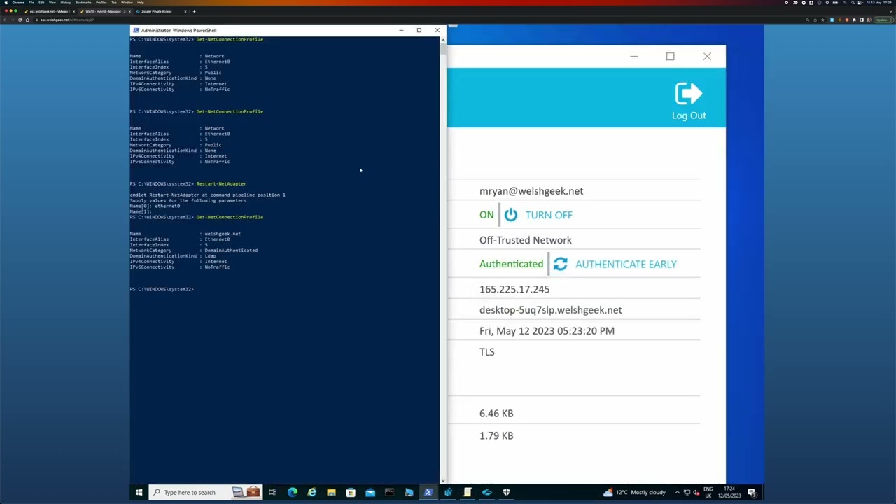 Zscaler Private Access - Network Location Awareness