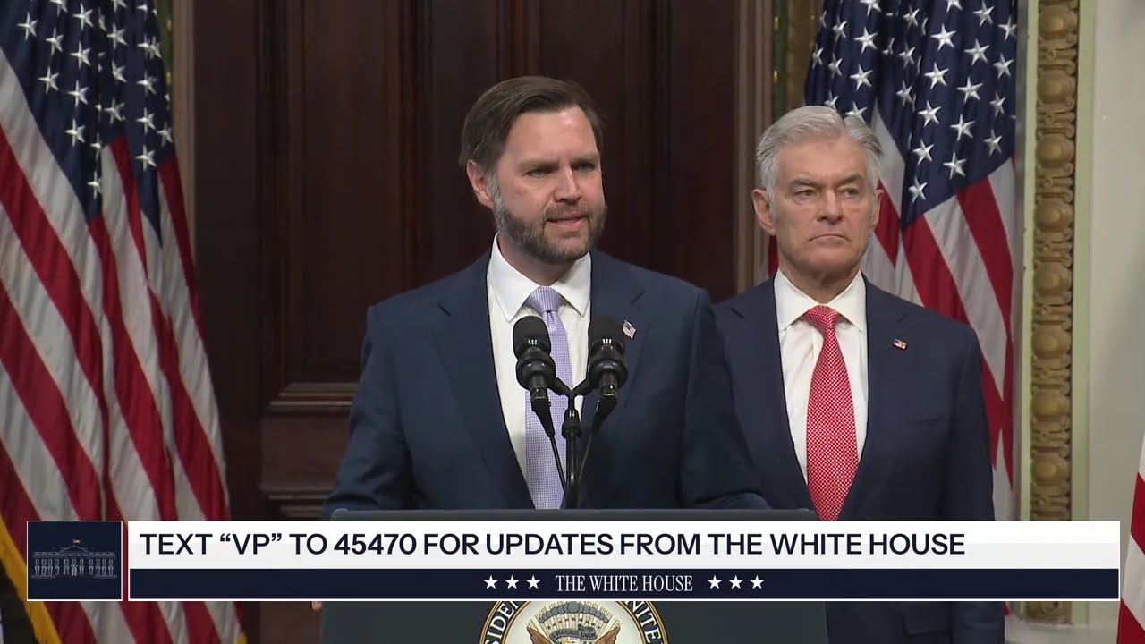 Vice President JD Vance&rsquo;s Press Conference on Anti-Fraud Initiatives