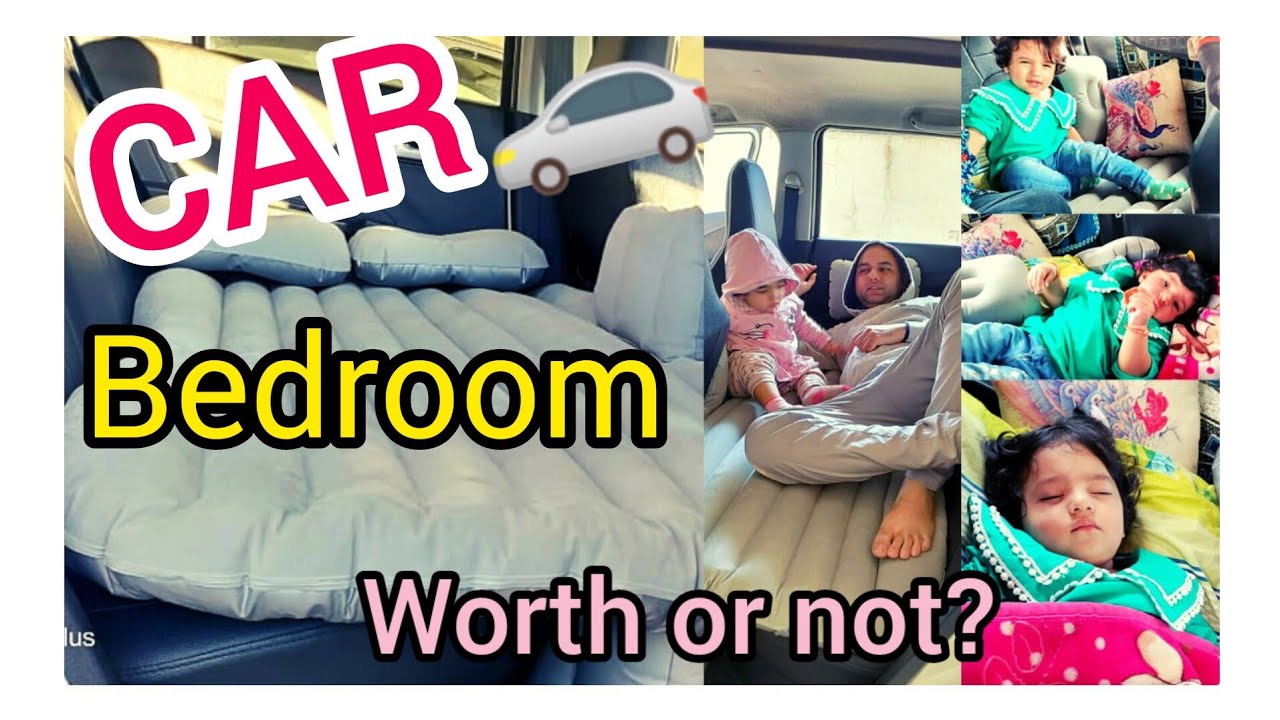 Amazing Sleeping bed in a Car 🚗|Inflatable Car Bed installation and review|Celerio X car bed review💫