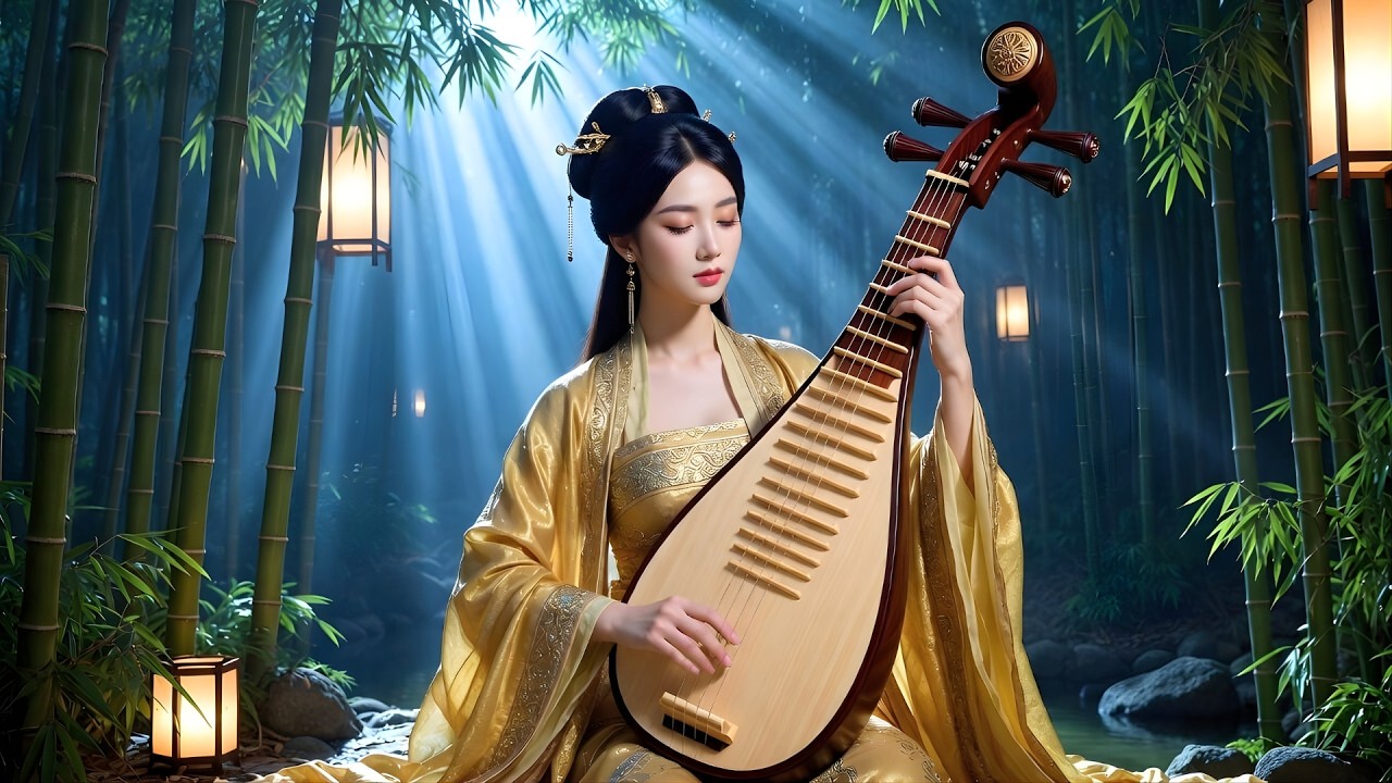 Chinese Zen Healing Music🌿🌙: Erhu, Bamboo Flute & Guzheng for Calm Mind