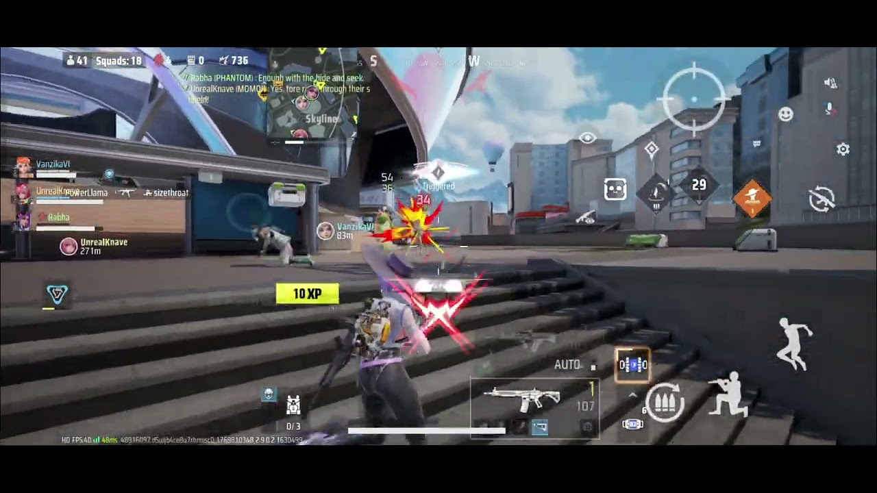 I am playing with my new friend Iranian 🥵🥵🥵 Farlight 84new update ✊✊